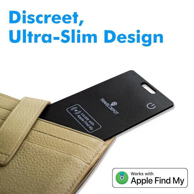 Alt view image 3 of 6 - Wallet Tracker Card Ultra-Thin Find My Compatible | Rechargeable GPS Bluetooth Item Finder for Wallet, Keys & Luggage (iOS Only), 80100dB Alarm