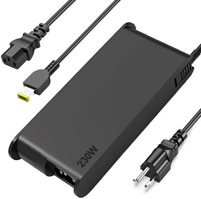 Main image of 230W Slim Laptop Charger Compatible with Lenovo Legion 5 7 5P C7 S7 Y520 Y740 Y730 Y900 Y910 Y920 Y7000P ThinkPad P16 P15 P70 P52 P73 Compatible P/N: GX20L29347 ADL230NLC3A Laptop Power Supply Adapter