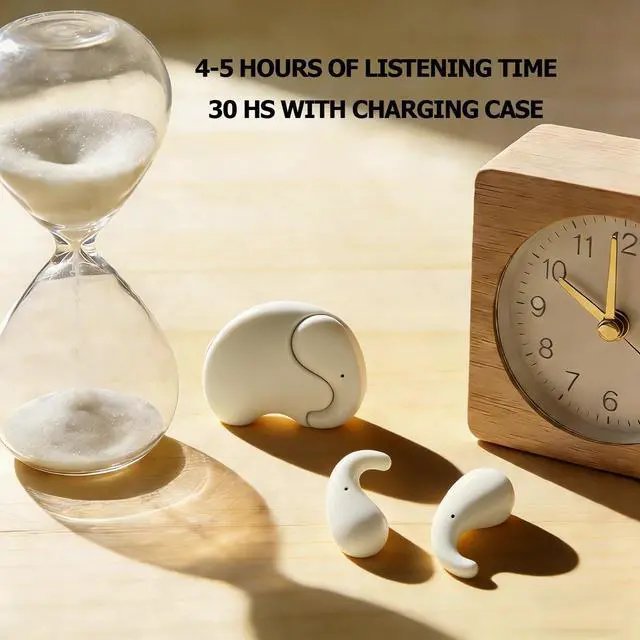 Alt view image 7 of 7 - Extra Small Mini Invisible Earbuds Wireless Bluetooth Small Invisible Ear Buds Smallest Headphones Tiny Micro Discreet Hidden Earbuds for Work Side Sleeper