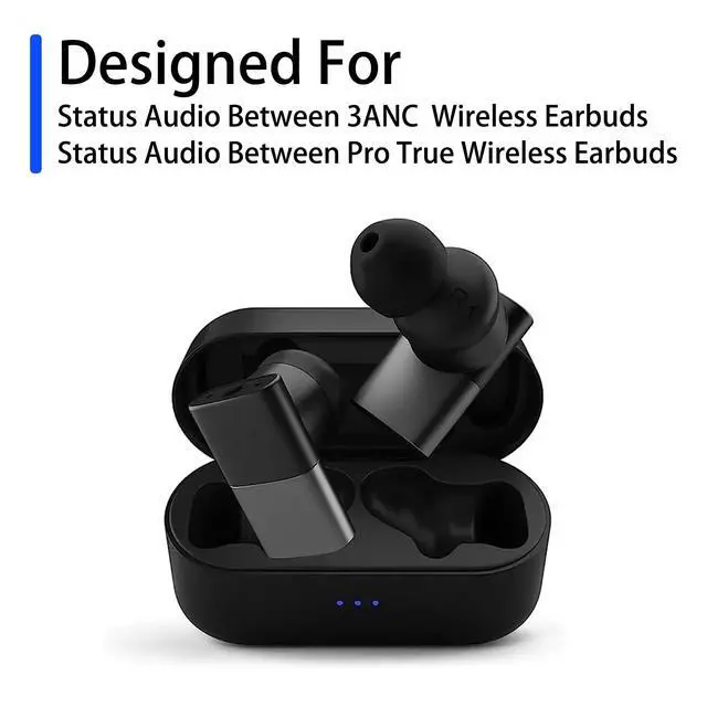 Alt view image 3 of 5 - Replacement Foam Ear Tips for Status Between Pro/Between 3ANC | Ultimate Comfort, 3 Pairs (S/M/L)