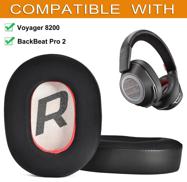 Alt view image 2 of 7 - Cooling Gel Earpads for Plantronics Voyager 8200 UC/Backbeat Pro2 | Replacement Ear Pads Ear Cushion With Voyager 8200 UC / Backbeat Pro2,Ear Pads Cushions with Ice Silk Fabric