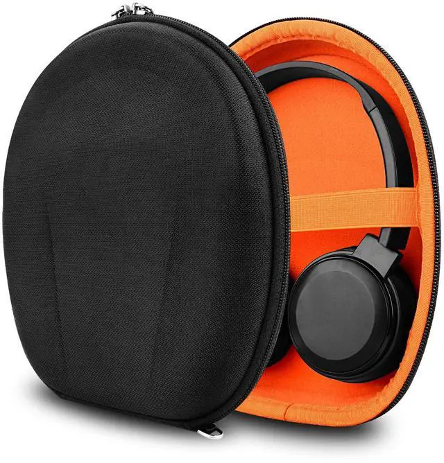 Main image of Shield Headphones Case Compatible with JVC HA-S20BT, HA-S23W, HA-S35BTB, HA-S65BNB, HA-XP50BT, Replacement Protective Hard Shell Travel Carrying Bag with Cable Storage (Black)