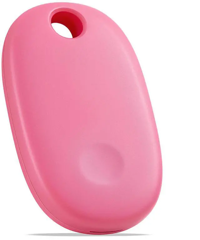 Main image of GPS Tracker, Bluetooth Tracker Works with Apple Find My (iOS Only), Key Finder Item Locator for Keys, Luggage, Backpack, IPX7 Waterproof, Pink