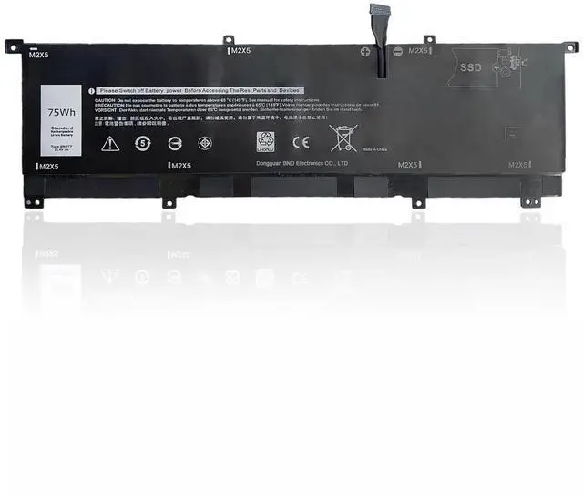 Main image of 8N0T7 Laptop Battery Replacement for DELL XPS 15 9575 Precision 5530 2-in-1 Series Notebook Compatible with 8N0T7 08N0T7 TMFYT 0TMFYT 11.4V 75Wh