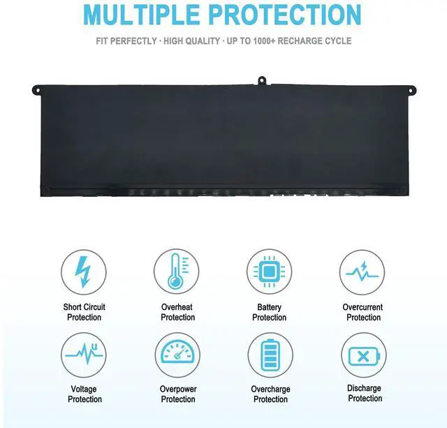 Alt view image 4 of 7 - 64Wh TN70C Replacement Laptop Battery for DELL Inspiron 5320 5420 5445 5630 5635 7420 7440 Inspiron 7430 2-in-1 Vostro 5320 Series 0N9XX1 V6W33 15.2V 4000mAh