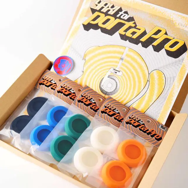 Main image of EARPADS for Koss PORTAPRO 5Pairs+Pouch ((Black+Blue+Green+White+Orange))