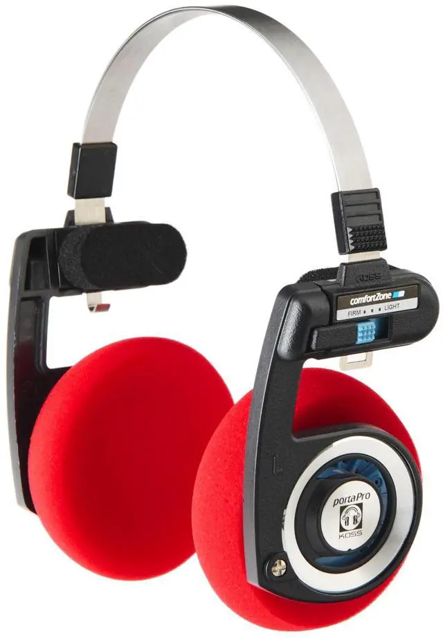 Alt view image 3 of 7 - EARPADS for Koss PORTAPRO 5Pairs (Grey+Red+Blue+Orange+Purple) + Pouch