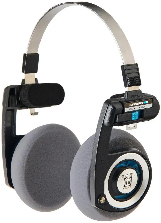 Alt view image 2 of 7 - EARPADS for Koss PORTAPRO 5Pairs (Grey+Red+Blue+Orange+Purple) + Pouch