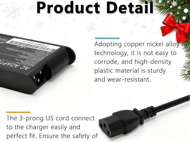 Alt view image 4 of 6 - 170W Laptop Charger Compatible with Lenovo LOQ 15arp9 | Fit for Lenovo Legion LOQ AI-Powered Gaming Laptop RTX 5050 5060 Legion Slim 5 15AHP10 15ARP9 15IAX9 Legion 5 15IRX10 15AHP10