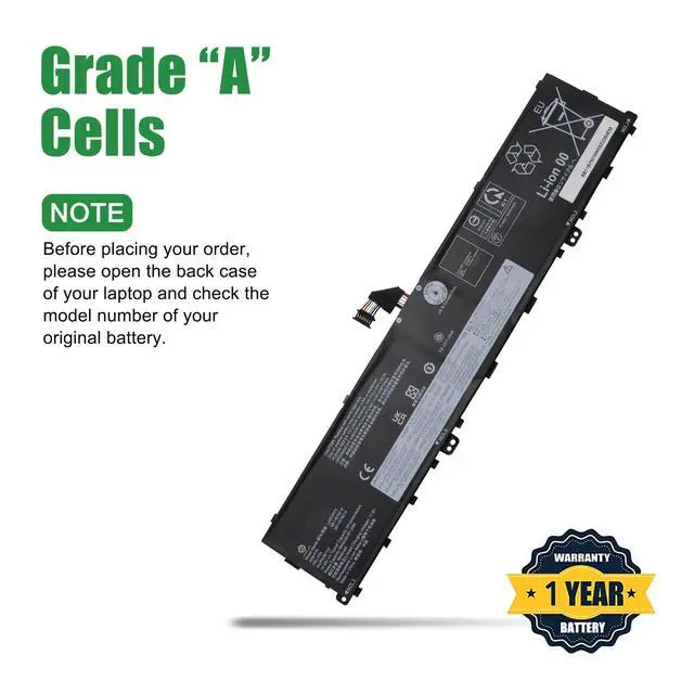 Alt view image 4 of 6 - L20D4P75 Laptop Battery Replacement for Lenovo ThinkPad P1 Gen 4/5/6 Series SB11B79216 5B11B79218 5M11E25314 5M11L99164 L20M4P75 SB11B79215 5B11B79217 5M11E25313 SB11M89862 15.48V 90Wh