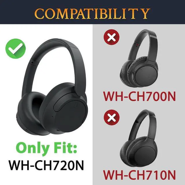 Alt view image 2 of 5 - Headband for Sony WH-CH720N/WH-CH720 Headphones, Replacement Headstrap Pad Repair Part - Navy Blue