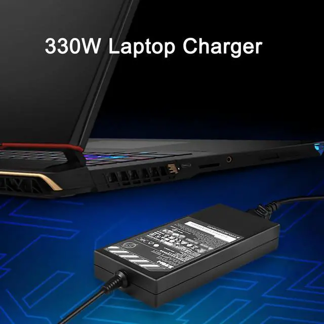 Alt view image 5 of 5 - 330W Laptop Charger Compatible with Msi Raider 18 GE68 GE78 Vector 16 17 HX Laptop MS-15M2 MS-17S2 MS-1822 MS-1823 s93-409580-d04 adp-330gb d