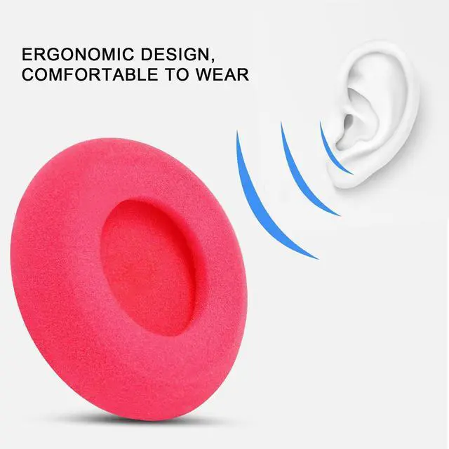 Alt view image 3 of 6 - GVOEARS Replacement Cushion Earpads for Koss Portapro Headphones 1 Pair (Rose)