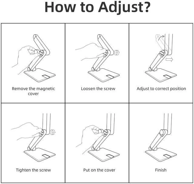 Alt view image 6 of 7 - Tall Desktop Stand for Laptop, Raise Up to 14 for Heavy Workstations and Gaming Laptops, Manual Gear-Locked Stable Riser for 13"17" Laptops (Black, Slim)