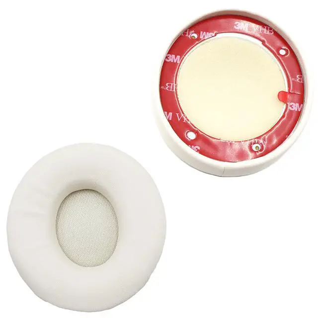 Alt view image 6 of 6 - Replacement Earpads for Beats Solo Pro Wireless Headphones - White | Solo Pro Ear Pads Replacement, Protein Leather Soft Memory Foam Ear Cushion Pad for Beats Solo Pro Over Headphone Earmuffs