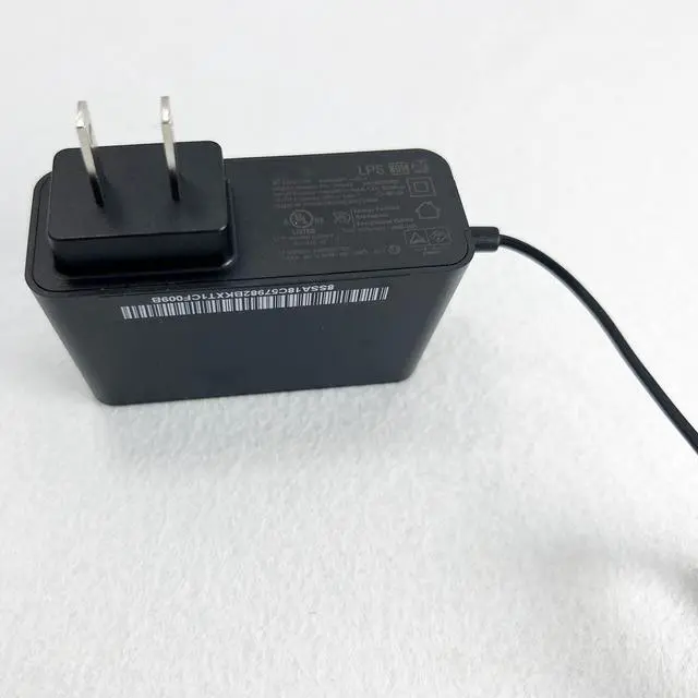 Alt view image 2 of 7 - 20V 1.5A Power Cord for Lenovo Smart Clock Lenovo Smart Display | AC Power Supply Adapter Charger for SA18C47124/SA18C72851/SA18C57982, Black