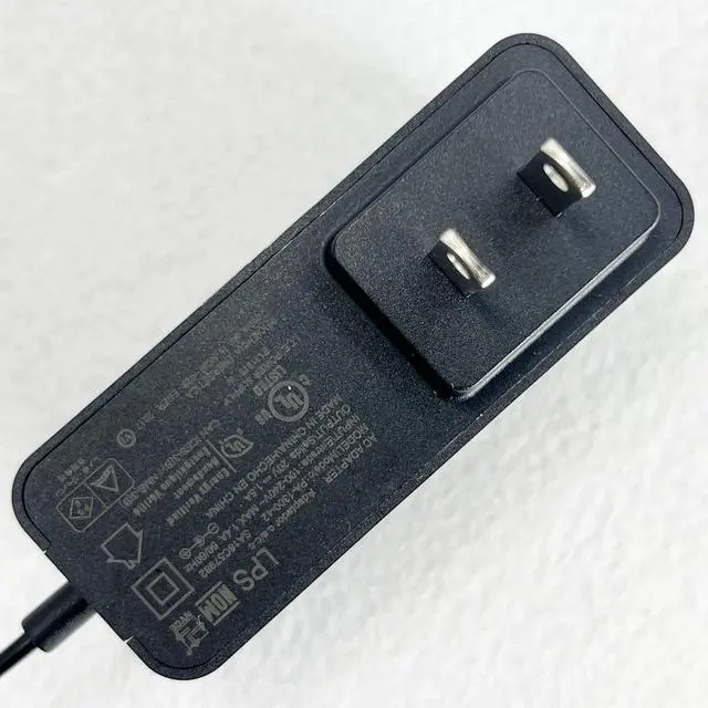 Alt view image 4 of 7 - 20V 1.5A Power Cord for Lenovo Smart Clock Lenovo Smart Display | AC Power Supply Adapter Charger for SA18C47124/SA18C72851/SA18C57982, Black
