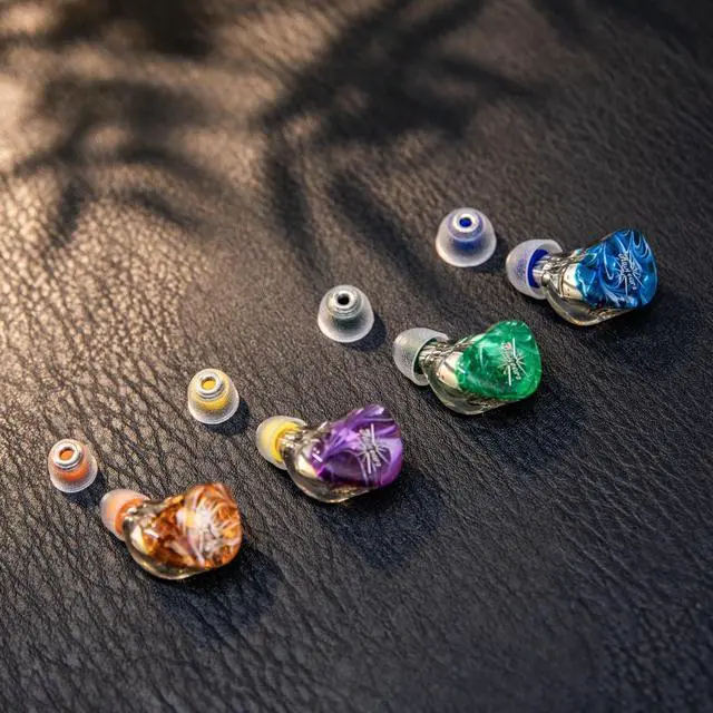 Alt view image 3 of 7 - TANGZU Tang Sancai Noble Medical Liquid Silicone IEM Eartips 4 Pairs | Aerospace-Grade Stainless Steel Acoustics, Earbud Tips Available in XS/S/M/L Size for In-ear Monitors (S)