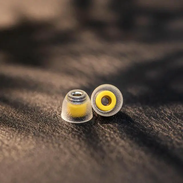Alt view image 4 of 7 - TANGZU Tang Sancai Noble Medical Liquid Silicone IEM Eartips 4 Pairs | Aerospace-Grade Stainless Steel Acoustics, Earbud Tips Available in XS/S/M/L Size for In-ear Monitors (S)