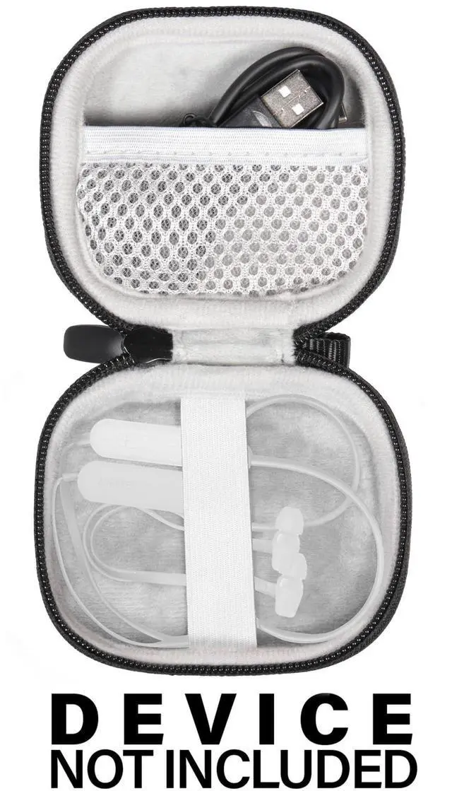Alt view image 3 of 5 - Case for Sony WI-XB400, C300, C200, C100 Wireless in-Ear Bluetooth Headphones (Black)