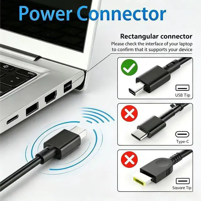 Alt view image 4 of 7 - 240W Charger A20-240p1a Fit for Asus ROG Zephyrus G14 GA403 TUF A14 Laptop | ROG Zephyrus G14 G16 (2025) GA605 GA403 Flow V16 Z13 Strix TUF A14 A16 A15 FA401 FA608 ProArt P16 ADP-240EB B Adapter Power