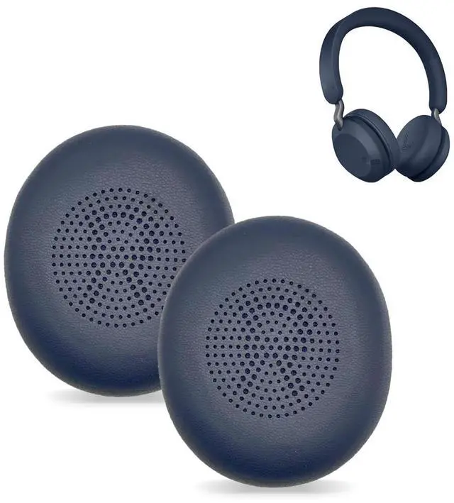 Main image of Replacement Ear Pads Compitable with Jabra Evolve2 65 MS/65 UC/USB, Earpads Cushions for Evolve2 40 UC/MS/USB, Headset Ear Covers Also Fit Jabra Elite 45h (Blue)
