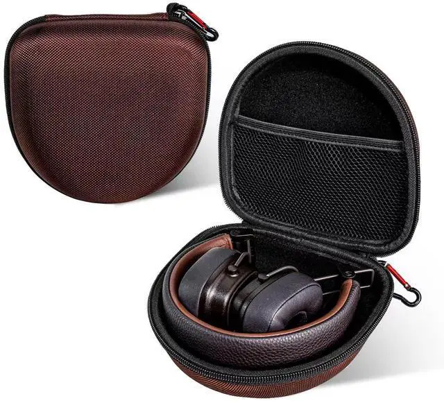 Main image of On Ear Bluetooth Headphones Case Storage Carrying Bag Compatible with Marshall Major V/IV/III/II/ 5/4/ 3/2 (Brown)