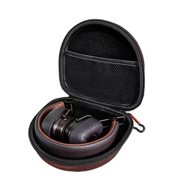 Alt view image 2 of 6 - On Ear Bluetooth Headphones Case Storage Carrying Bag Compatible with Marshall Major V/IV/III/II/ 5/4/ 3/2 (Brown)