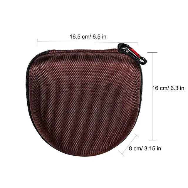 Alt view image 4 of 6 - On Ear Bluetooth Headphones Case Storage Carrying Bag Compatible with Marshall Major V/IV/III/II/ 5/4/ 3/2 (Brown)