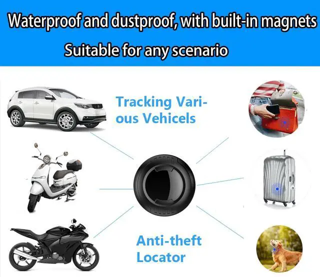 Alt view image 5 of 6 - GPS Tracker for Vehicles,Tracker Device for Vehicles,Car GPS Tracker | Car Tracker Device Hidden for Vehicles | Magnetic | Android and iOS Compatible | No SIM Card | Waterproof