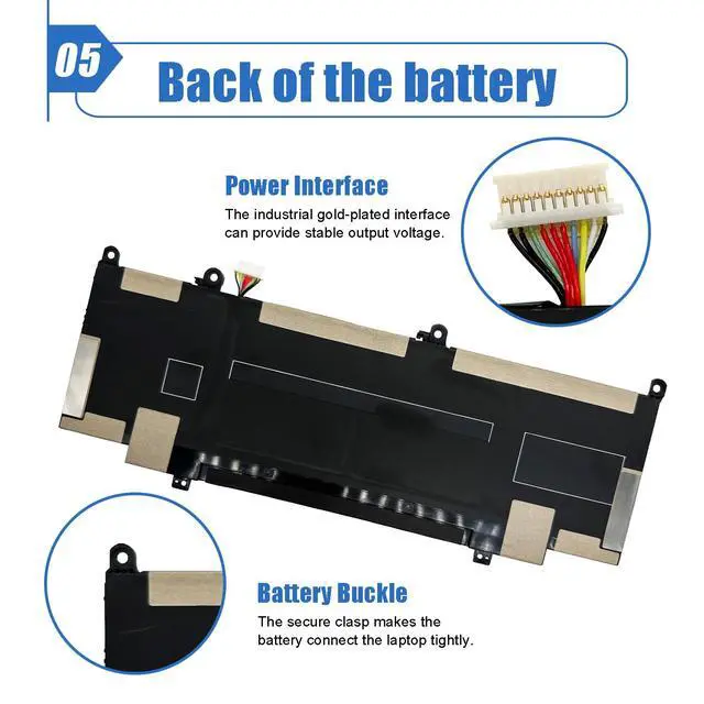 Alt view image 6 of 6 - RR04XL Laptop Battery Compatible with HP Spectre X360 13-AW 13-AW0000 | 15.4V 60.76Wh 3744mAh, Replacement for HP Spectre X360 13-AW0023DX 13-AW0002NI 13-AW2510NZ, RR04060XL HSTNN-DB9K L60213-2C1