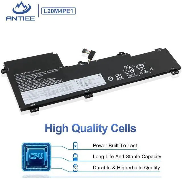 Alt view image 4 of 7 - L20C4PE1 L20L4PE1 L20M4PE1 Laptop Battery for Lenovo IdeaPad 5 Pro-16ACH6 | Pro-16IHU6, IdeaPad Creator 5-16ACH6 Series, 5B11B66552 SB11B66551 5B11B66555 5B11B66554 15.36V 75Wh 4883mAh