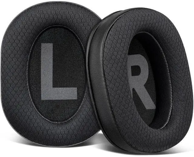 Main image of Replacement Earpads Cushions for Plantronics (Poly) Rig 600 Pro (HS/HX), Rig 700(HD/HX/HS), Rig 700 Pro(HS/HX), Rig 800(HD/HS/LX), Rig 800 Pro(HD/HX/HS), Rig 900 Max HX Headset - MF Black