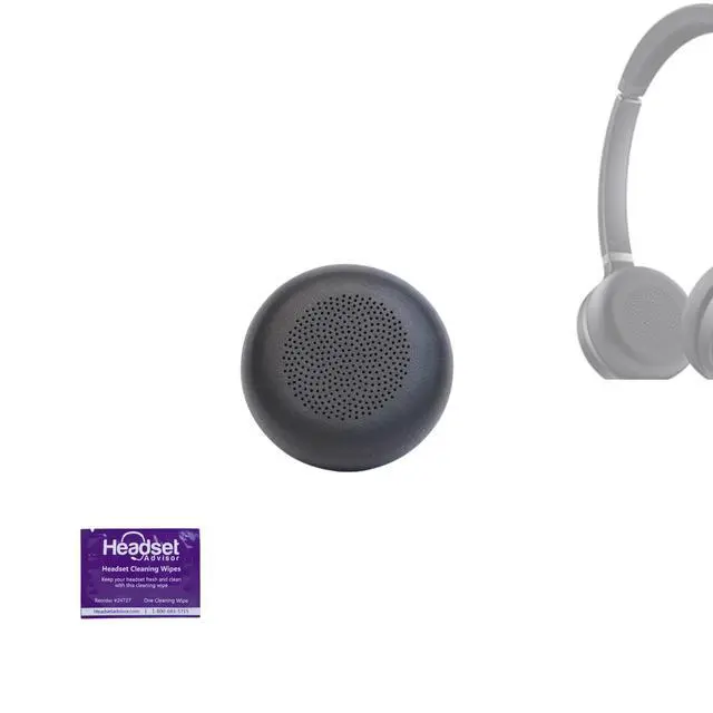 Main image of Updated Earpad Cushion for Yealink WH62, WH66, UH36 and YHS36, 1 Pack with Wipe