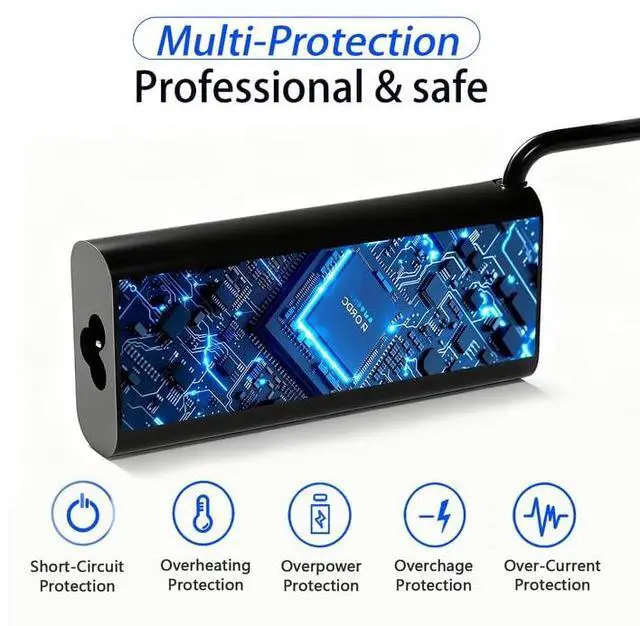 Alt view image 4 of 7 - 100W USB C Charger Replacement for Dell Latitude 5540 5440 7440 5340 7340 7640 9440 2-in-1, Precision 5480 3580 3480 3581 5680,14 16 5000 7000 5430 7430 7440 5630 Laptop Power Cord
