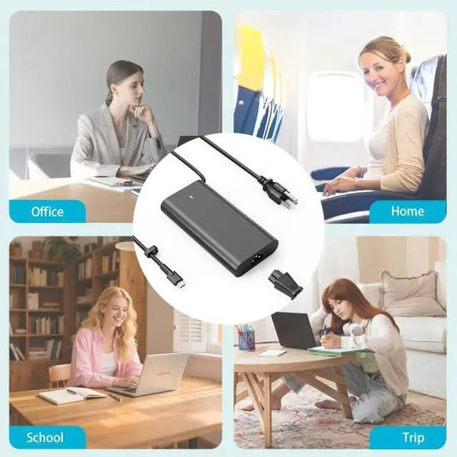 Alt view image 7 of 7 - 100W USB C Charger Replacement for Dell Latitude 5540 5440 7440 5340 7340 7640 9440 2-in-1, Precision 5480 3580 3480 3581 5680,14 16 5000 7000 5430 7430 7440 5630 Laptop Power Cord