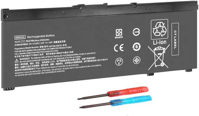 Main image of SR04XL SR03XL Replacement hp Omen 15-dc Laptop Battery for HP Omen 15-dc0xxx 15-dc1xxx 15-cx0xxx 15-ce0xx 15-cb0xx Gaming PC Computer 15-dc1058wm 15-dc0006la 15-cx 15-dc0051nr 15-ce011dx Batteries