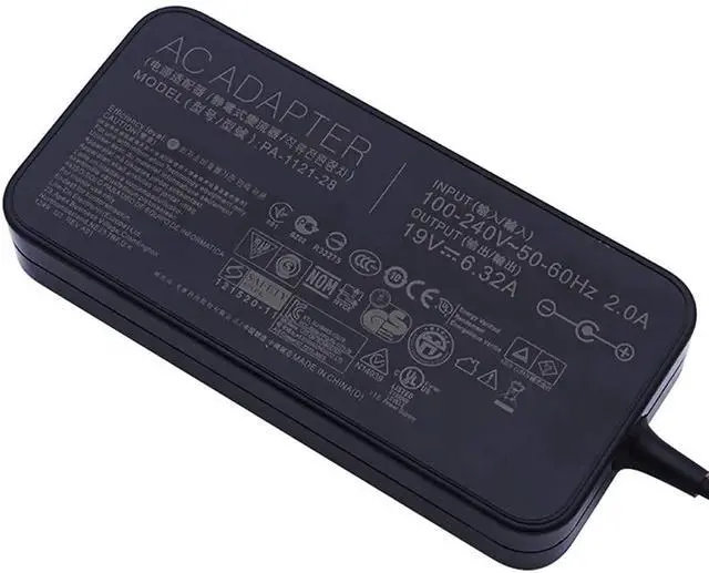 Alt view image 2 of 4 - 120W AC Adapter for Asus Laptop Charger: A15-120P1A PA-1121-28 ROG GL551J GL552VW GL553V GL752VW GL753VE N550JK N550JX ZX53VW FX53VD G56JK N56JR N56JN VivoBook Q550 X550 X750J Laptop ac Adapter