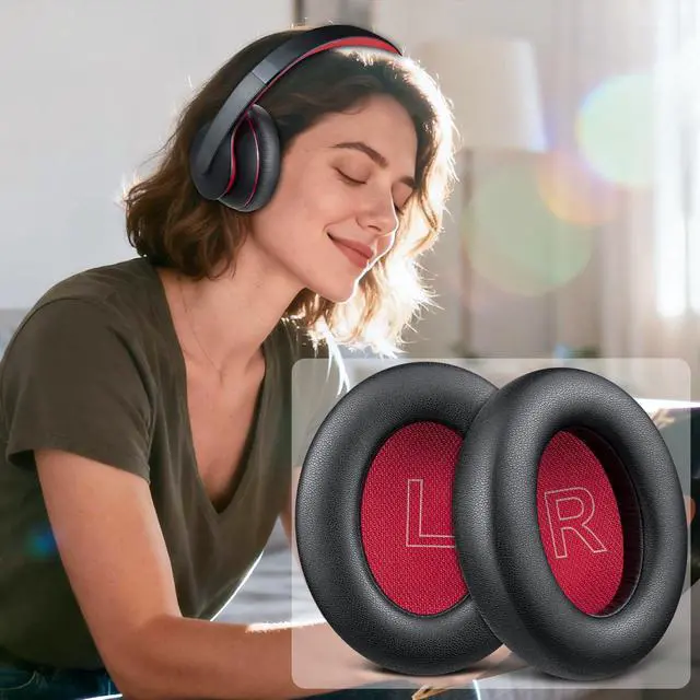 Alt view image 5 of 5 - Earpads for Anker (Life 2 Neo, Life Q10) - Black | Not Fit Anker Soundcore Life 2