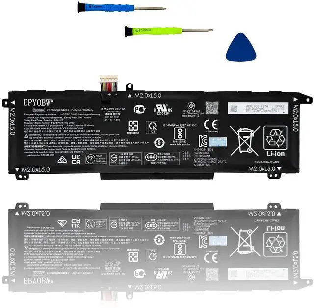Main image of SD06XL Laptop Battery 70.91Wh 5833mAh 11.55V SD03XL | Compatible with HP Omen 15 2020 15-EK 15-EK0000 / Omen 15-EN 15-EN0000 Series L84392-005 L84392-006 L84394-005 LB4392-005