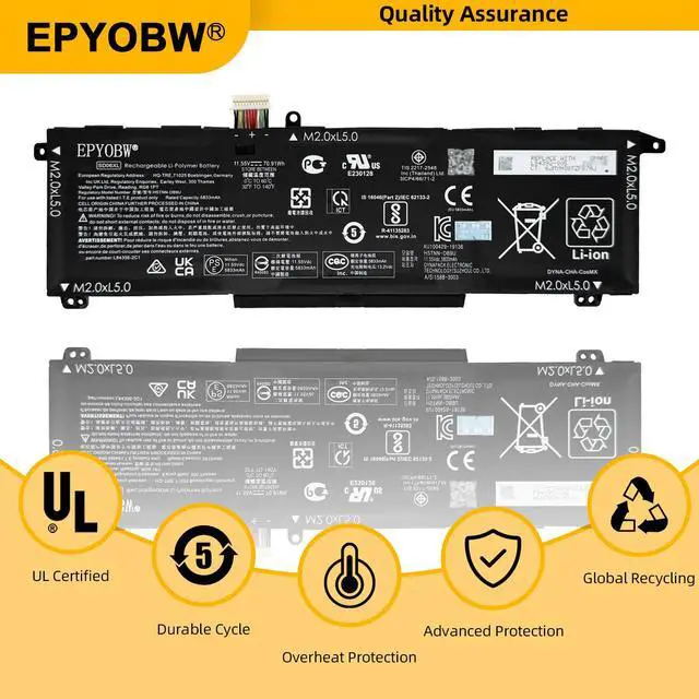 Alt view image 6 of 7 - SD06XL Laptop Battery 70.91Wh 5833mAh 11.55V SD03XL | Compatible with HP Omen 15 2020 15-EK 15-EK0000 / Omen 15-EN 15-EN0000 Series L84392-005 L84392-006 L84394-005 LB4392-005