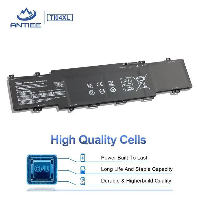 Alt view image 4 of 7 - TI04XL Laptop Battery Replacement for HP Envy 17-CH Series 55.67Wh | 17-CH0027UR 17-CH0026UR 17M-CH0013DX Series TIO4XL TI04055XL M24563-005 M24420-1C1 M24420-1D1 HSTNN-IB9T 15.12V