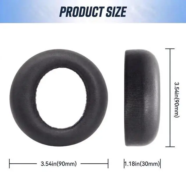Alt view image 5 of 7 - Replacement Earpads for PlayStation 5 Pulse 3D Wireless Headset, Ear Pads Compatible with Sony PS5 Pulse 3D Gaming Headset (Black)