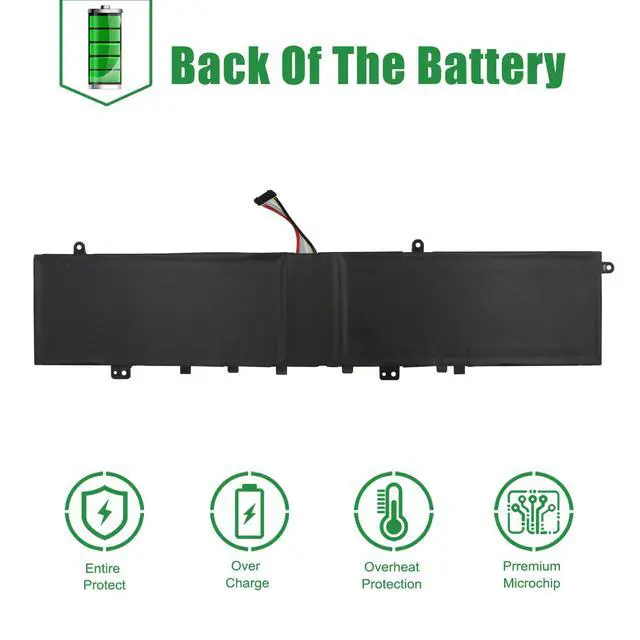 Alt view image 6 of 6 - L18M4PF1 Laptop Battery Replacement for Lenovo IdeaPad Yoga 9-15IMH5 C940-15IRH Series Notebook SB10W67267 5B10W67244 5B10U65276 L18D4PF1 SB10W67281 5B10W67392 5B10U65277 15.36V 69Wh 4500mAh