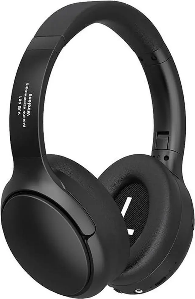 Main image of Metal Bluetooth 5.3 Headphones Over-Ear, High Res Audio Foldable Lightweight Wireless Headphones with Microphone, Comfortable Protein Ear Pads, 15H Playtime for Home Office Mobile PC and more (black)
