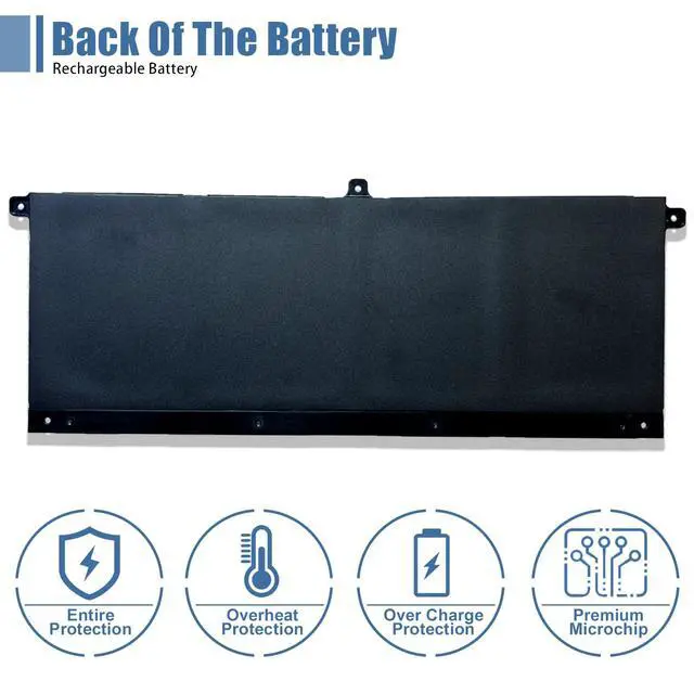 Alt view image 4 of 6 - H5CKD Laptop Battery, 15V 53Wh 3360mAh Compatible with Dell Vostro 5300 5401 5501 Latitude 3410 3510 Inspiron 5300 5401 5408 5501 5508 5400 7405 7300 7500 2-in-1 Silver Series 07T8CD
