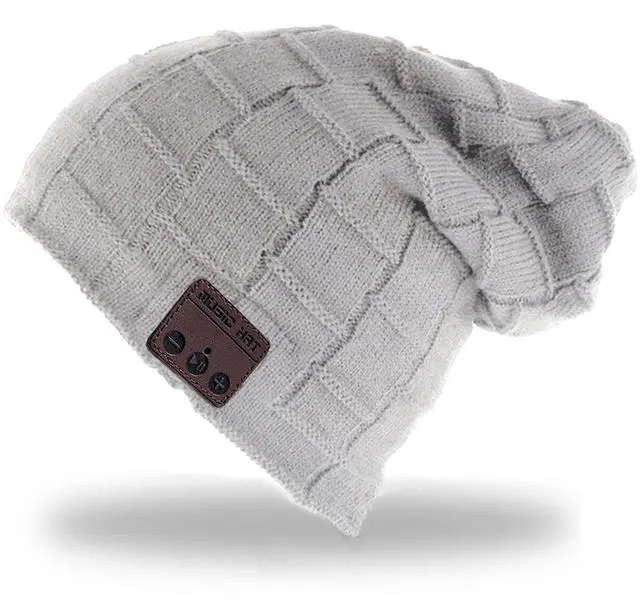 Main image of Wireless Hat Music Beanie Headphones for Men Women Winter Warm Beanie Cap Wireless Music Headphone Sports Headset with Mic Handsfree Boys Girls Indoor Outdoor Earphone Earpieces