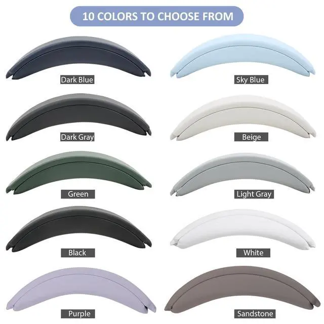 Alt view image 2 of 7 - Replacement Headband Cushion for Bose QuietComfort 35 (QC35) QC45 QC35 II Headphones (Beige)