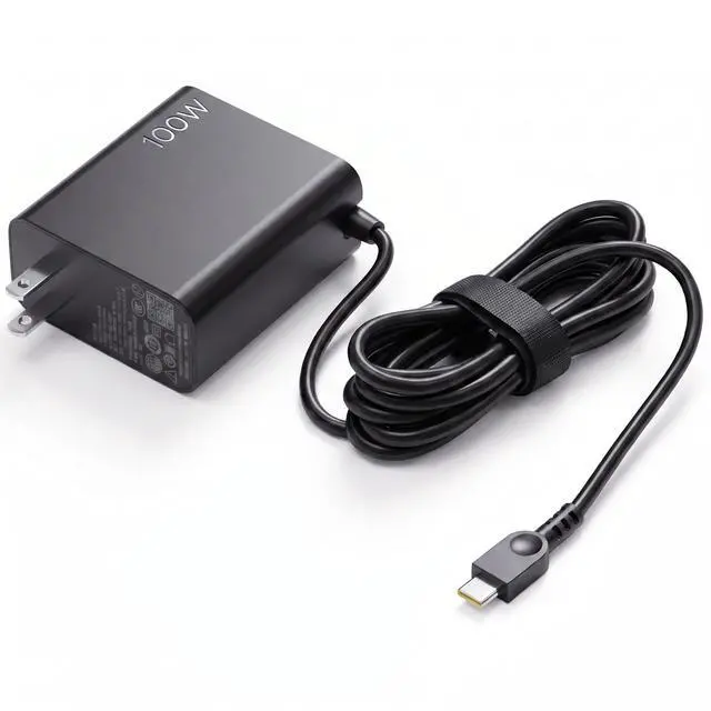 Main image of 100W 65W GaN USB-C Laptop Charger Compatible with Lenovo Laptops | Compatible with Lenovo Thinkpad P16s G4/P14s G6/T16 G4/Neo 14, ThinkBook Plus G3/13x G3, Yoga Pro 7/Slim 7 Pro 14IAP7