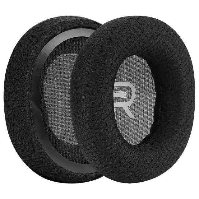 Alt view image 2 of 6 - Comfort Mesh Fabric Ear Pads Compatible with Skullcandy Crusher ANC 2 Headphones, Ear Cushions with Video Guide (Black)